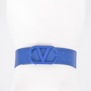 Blue Designer Style Women's Stretch Belt